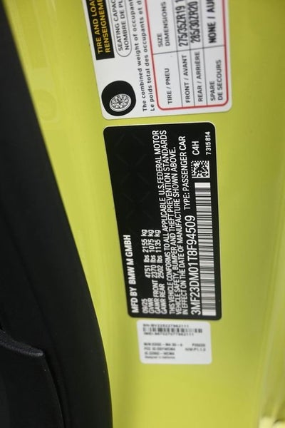 2026 BMW M2 2DR CPE