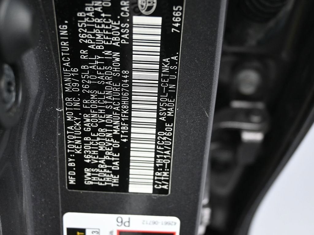 2017 Toyota Camry XLE