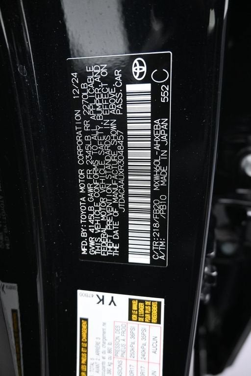 2024 Toyota Prius LE