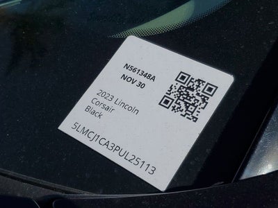 2023 Lincoln Corsair Standard