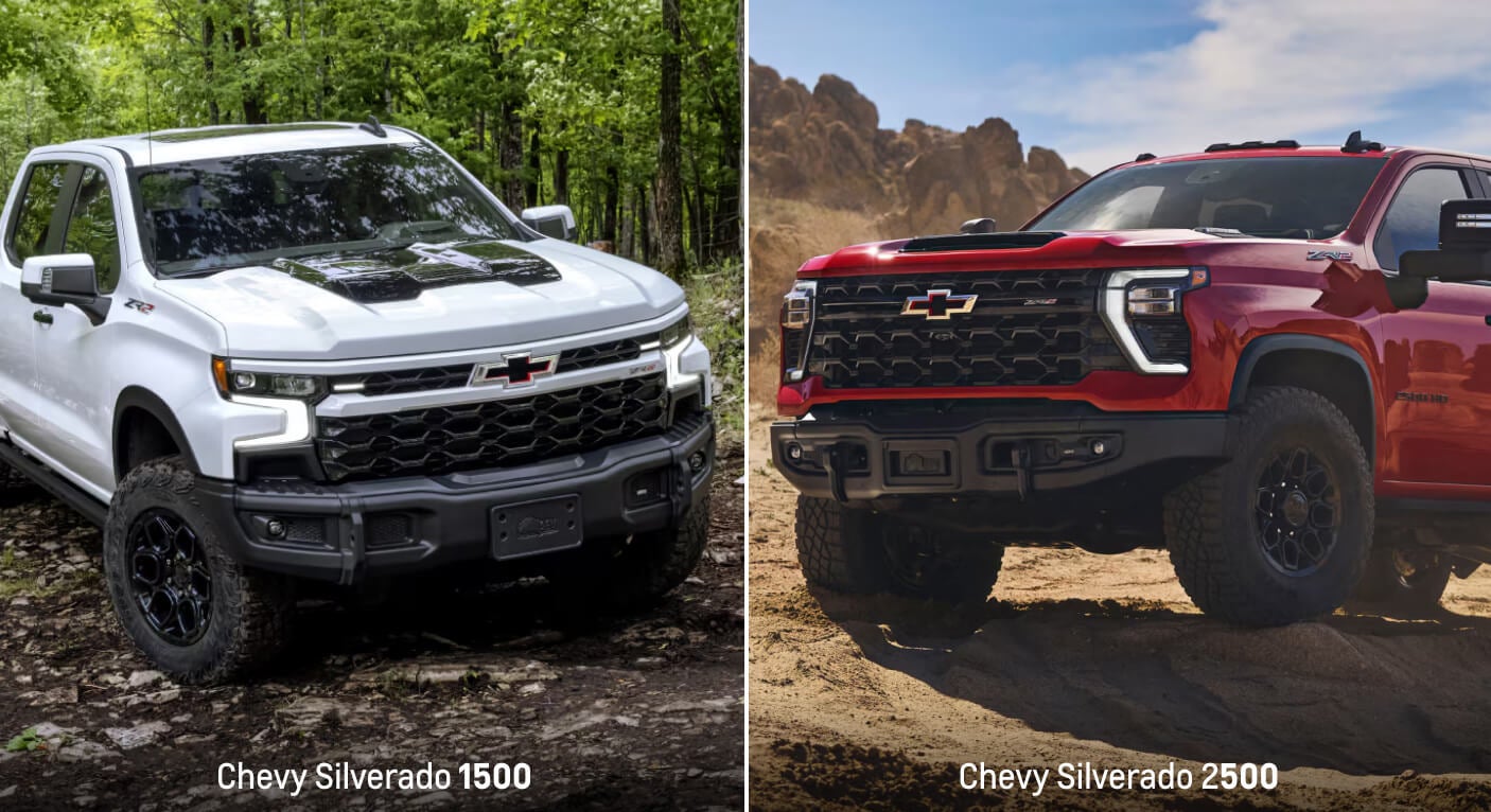 2026 Chevy Silverado 1500 vs. 2026 Chevy Silverado 2500 HD Strength & Structure