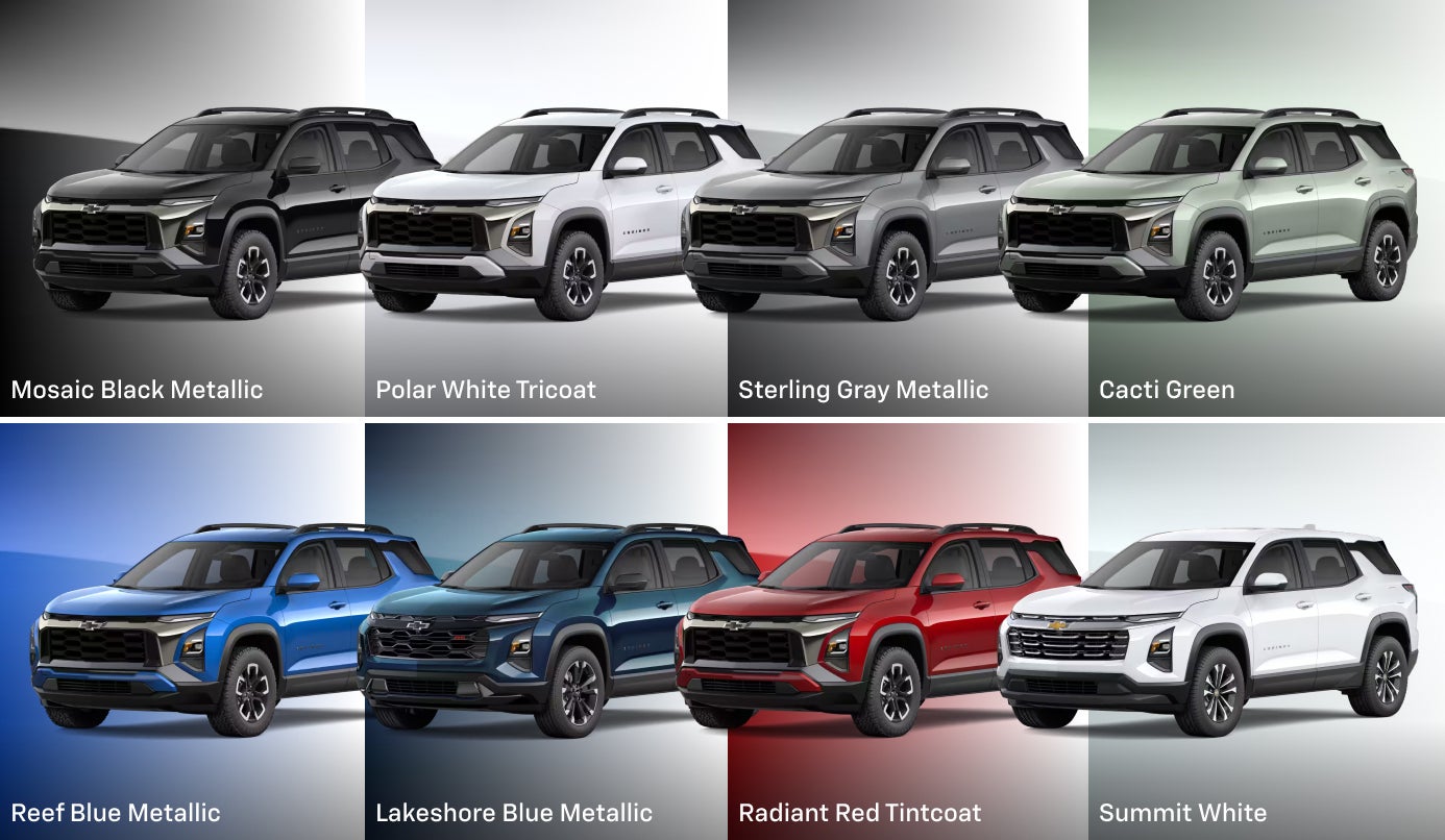Chevy Equinox Color Options