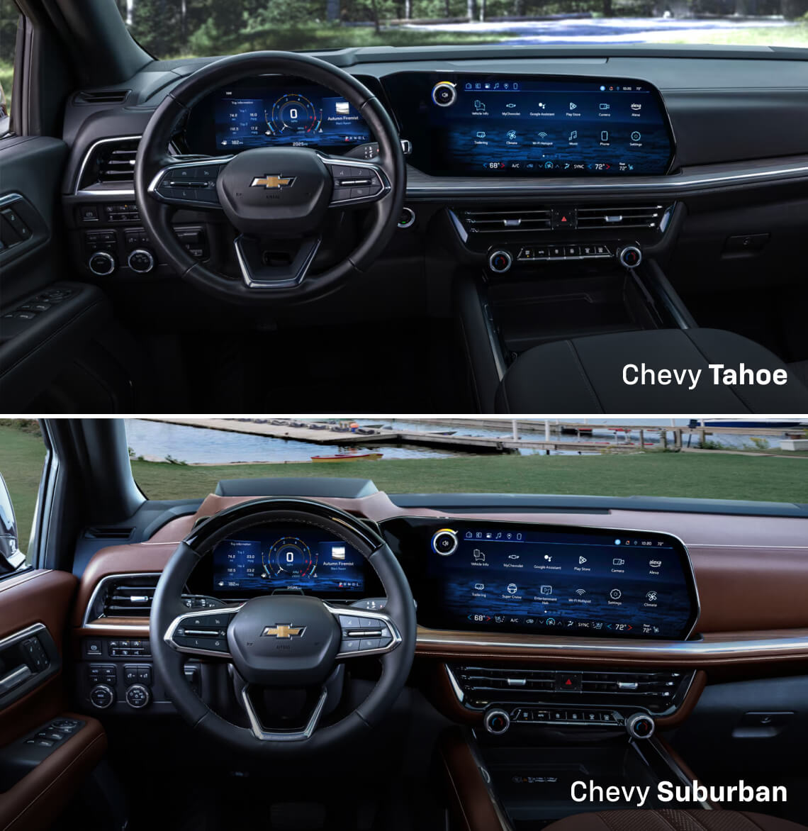 Chevy Tahoe vs. Suburban Interior