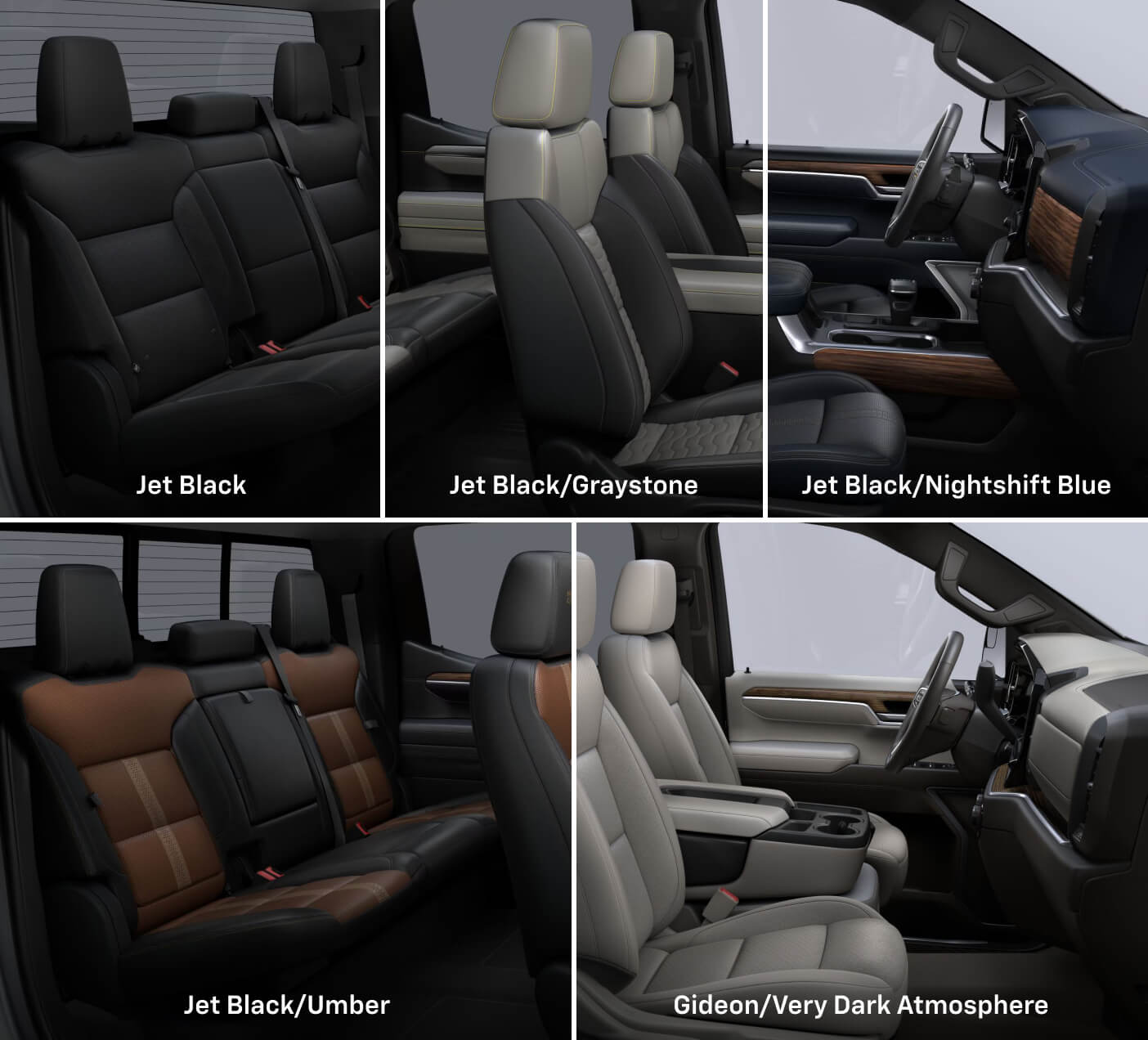 2025 Chevy Silverado 1500 Interior & Exterior Colors