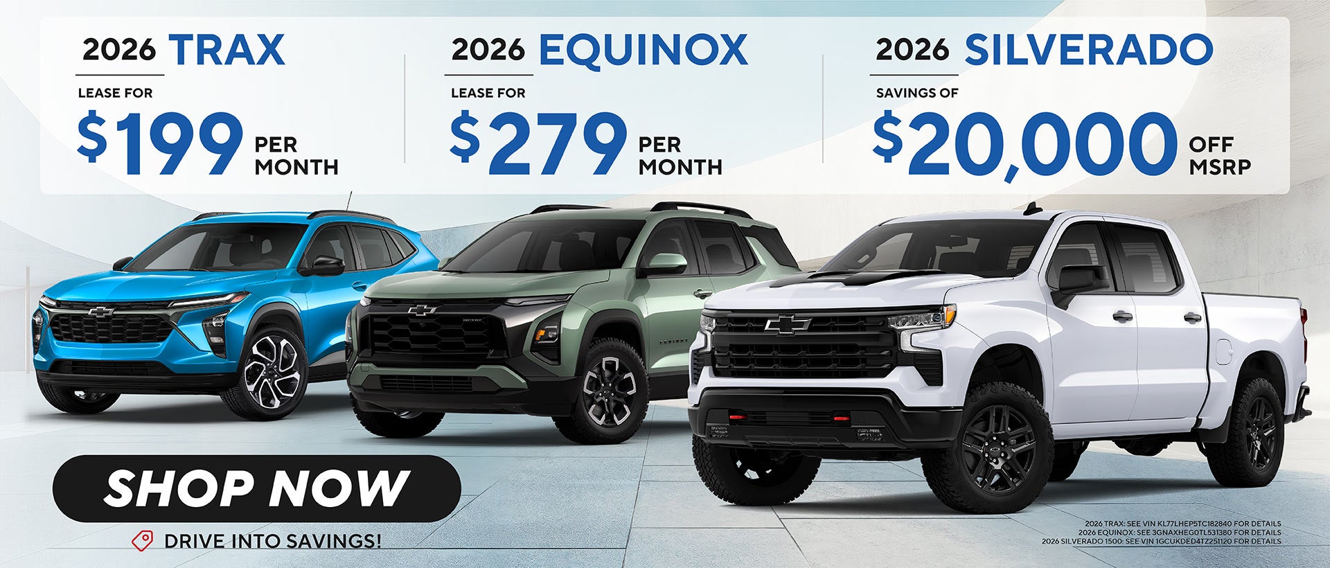2026 TRAX, EQUINOX AND 2026 SILVERADO